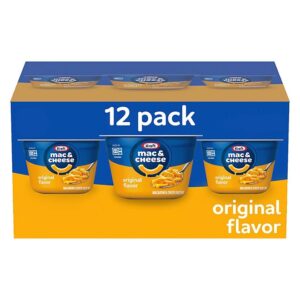 Kraft Original Macaroni and Cheese Easy Microwavable Dinner, 2.05 oz., 12 pk. - Image 2