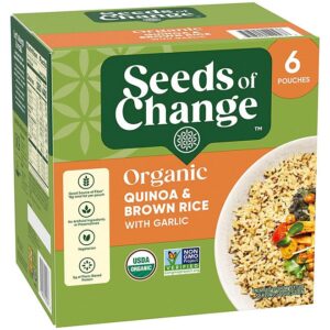 Seeds of Change Certified Organic Quinoa and Brown Rice with Garlic 8.5 oz., 6 pk. - Image 4
