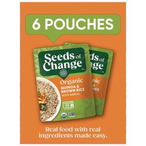 Seeds of Change Certified Organic Quinoa and Brown Rice with Garlic 8.5 oz., 6 pk. - Image 5