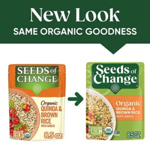 Seeds of Change Certified Organic Quinoa and Brown Rice with Garlic 8.5 oz., 6 pk. - Image 6
