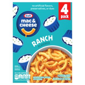 Kraft Ranch Flavored Macaroni & Cheese Dinner, 7.25 oz., 4 pk.