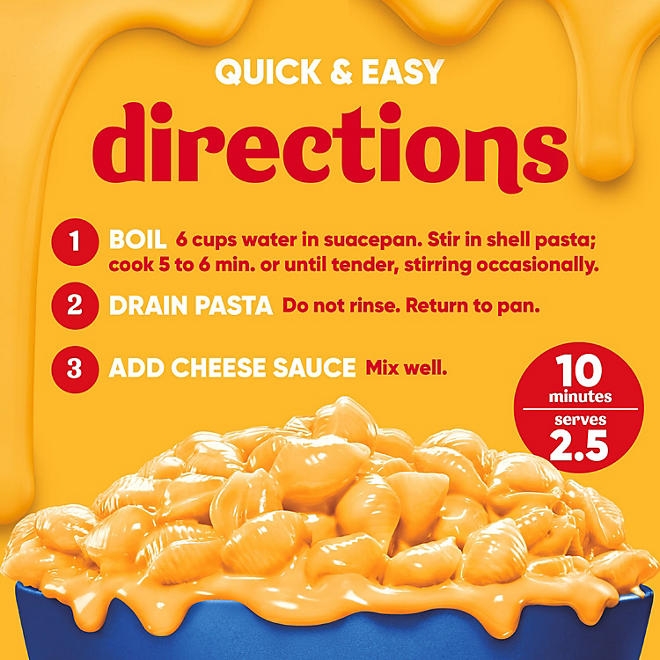 Velveeta Shells & Cheese Original, 12 oz., 8 pk. - Image 7
