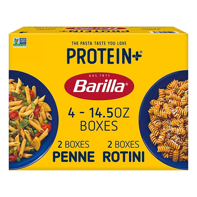 Barilla Protein+ Penne & Rotini, 14.5 oz., 4 pk. - Image 2