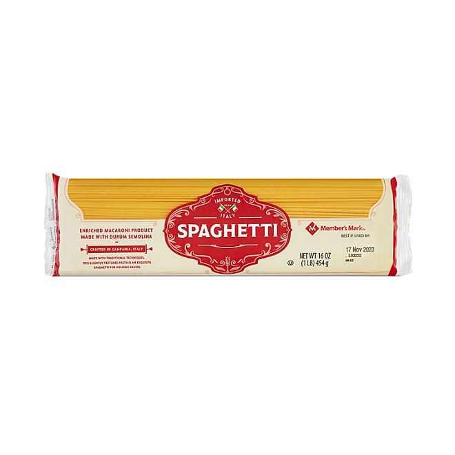 Member's Mark Spaghetti Pasta Pantry Pack, 1 lb., 6 pk. - Image 6