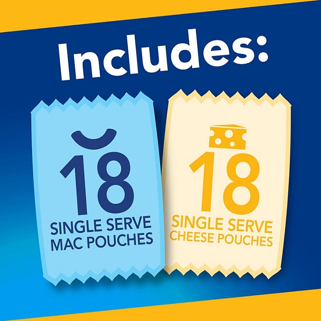 Kraft Easy Mac Original Flavor Single-Serve Pouches 18 pk. - Image 7