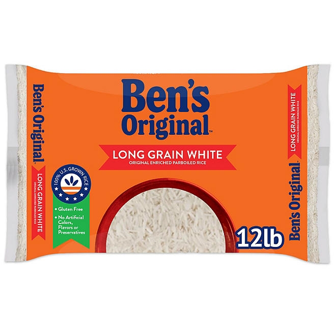 Ben's Original Enriched Long Grain White Parboiled Rice, 12 lbs. - Image 2