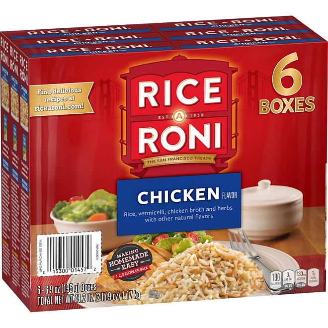 Rice-A-Roni Rice & Vermicelli Mix, Chicken, 6.09oz., 6ct. - Image 8