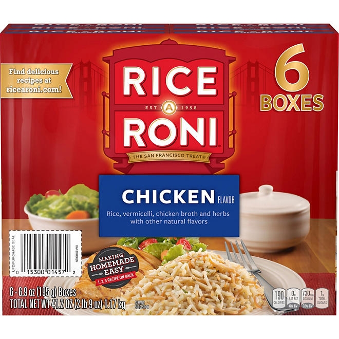 Rice-A-Roni Rice & Vermicelli Mix, Chicken, 6.09oz., 6ct. - Image 11