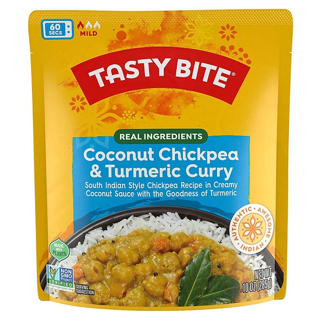 Tasty Bite Chickpea Coconut and Turmeric Curry, 10 oz., 6 ct. - Image 4
