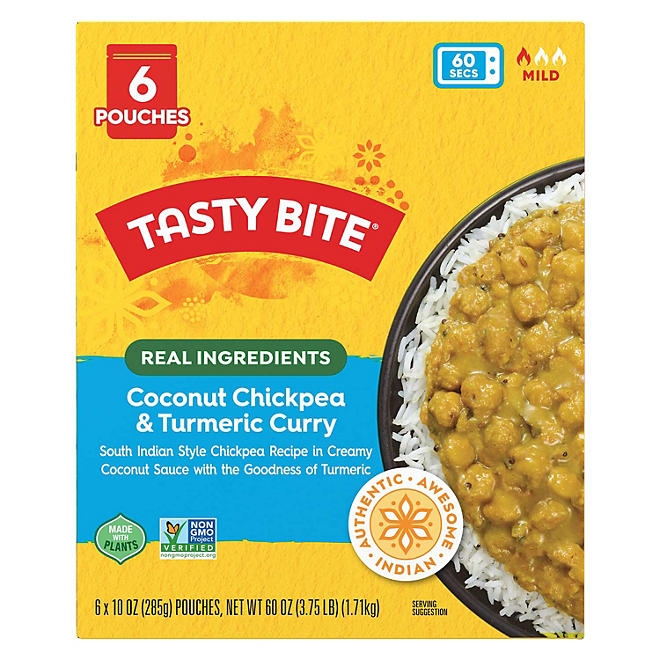 Tasty Bite Chickpea Coconut and Turmeric Curry, 10 oz., 6 ct. - Image 5