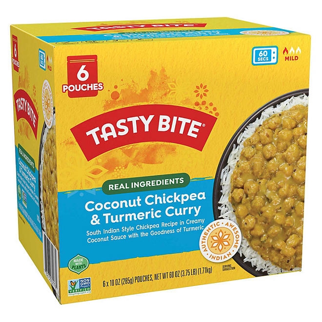 Tasty Bite Chickpea Coconut and Turmeric Curry, 10 oz., 6 ct. - Image 6