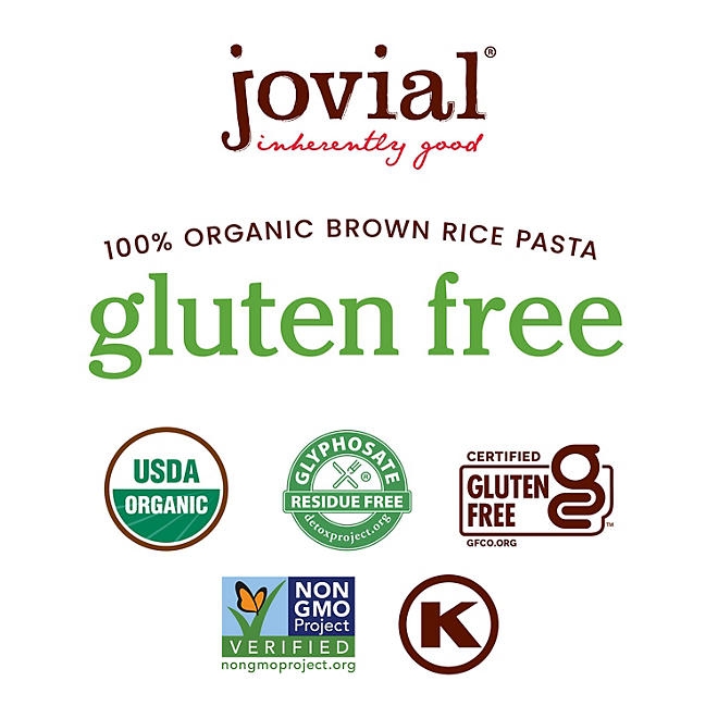 Jovial Organic Brown Rice Gluten Free Pasta, Fusilli, 24 oz. - Image 4