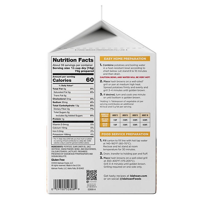 Idahoan Shredded Hashbrowns, 2.125 lbs. - Image 6