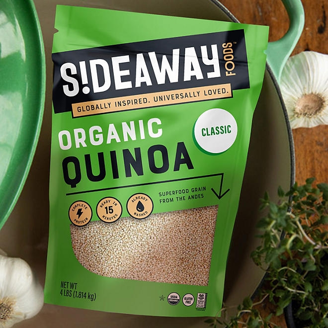 Sideaway Foods Organic Quinoa, 64oz. - Image 6