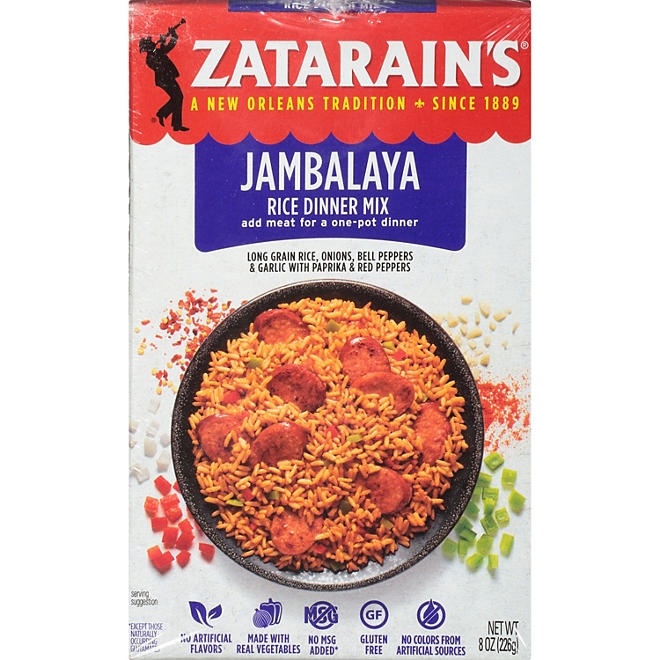 Zatarain's Jambalaya Rice Dinner Mix, 8 oz., 4 pk. - Image 2