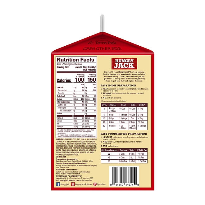 Hungry Jack Mashed Potatoes, 3.25 lbs. - Image 4