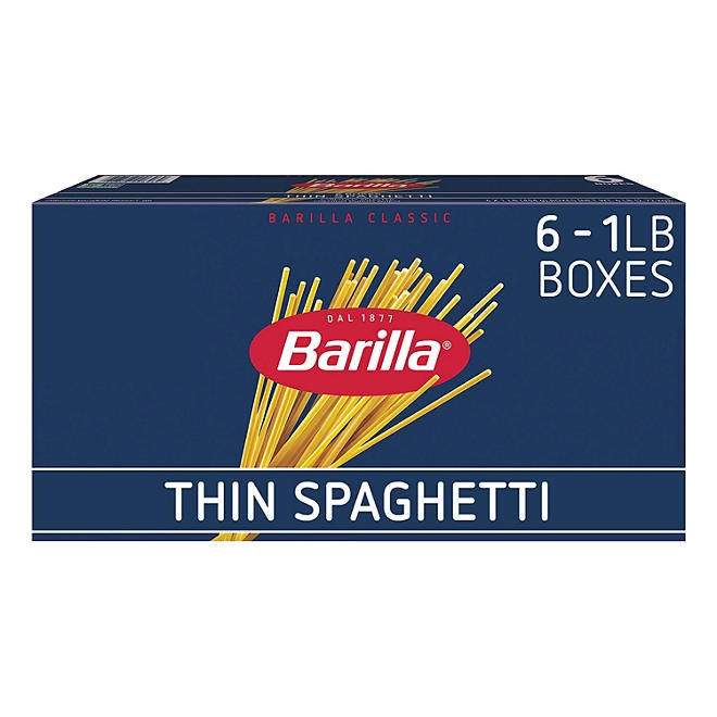 Barilla Pasta Thin Spaghetti 1 lb., 6 pk. - Image 2