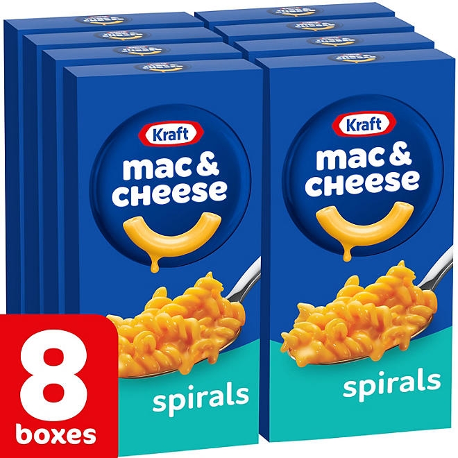 Kraft Spirals Original Macaroni and Cheese Dinner, 8 ct. - Image 2