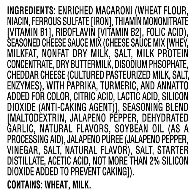 Kraft Jalapeno Flavored Macaroni & Cheese Dinner, 4 ct. - Image 4