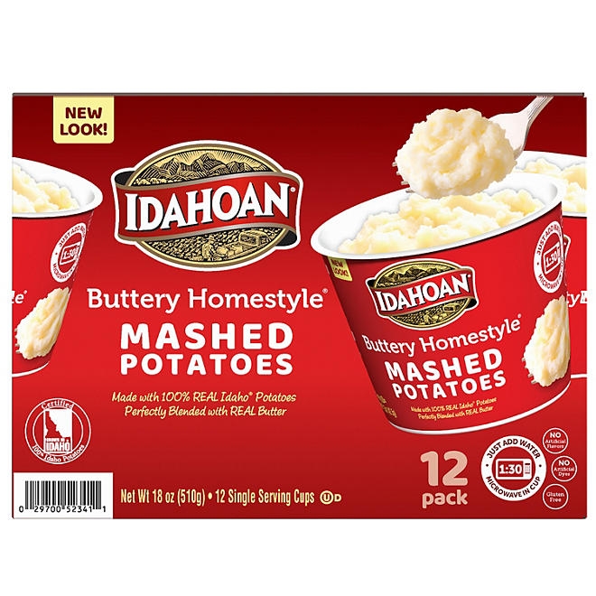 Idahoan Buttery Homestyle Mashed Potatoes, 12 pk. - Image 6