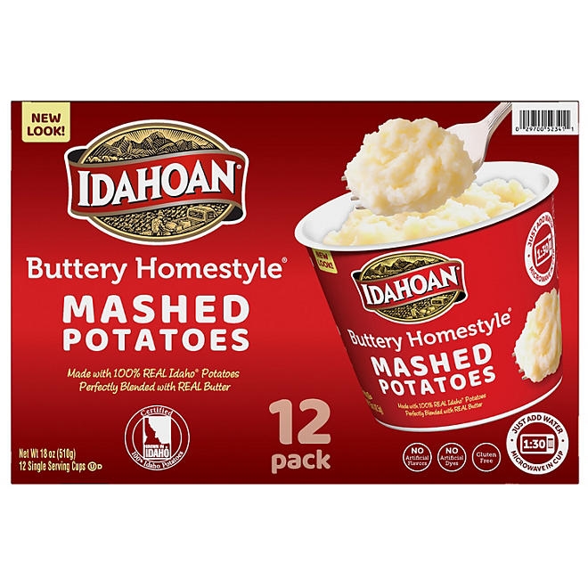 Idahoan Buttery Homestyle Mashed Potatoes, 12 pk. - Image 7
