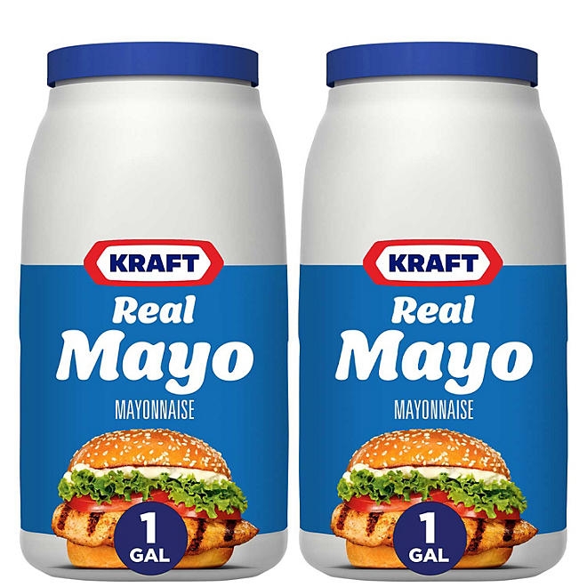 Kraft Real Mayo Creamy & Smooth Mayonnaise, 1 gal, 2 ct. - Image 2
