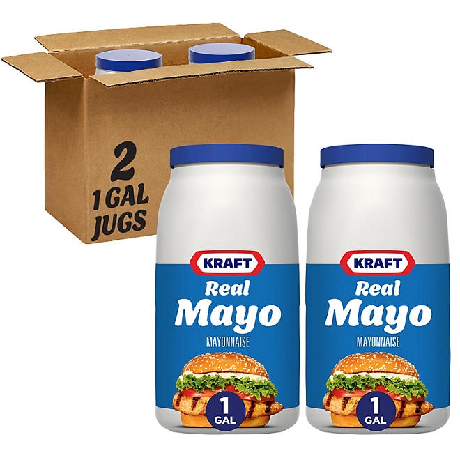 Kraft Real Mayo Creamy & Smooth Mayonnaise, 1 gal, 2 ct. - Image 4