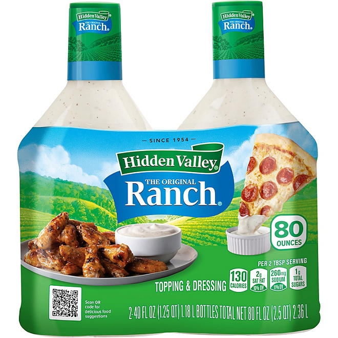 Hidden Valley Original Ranch Dressing, 40 oz., 2 pk. - Image 2
