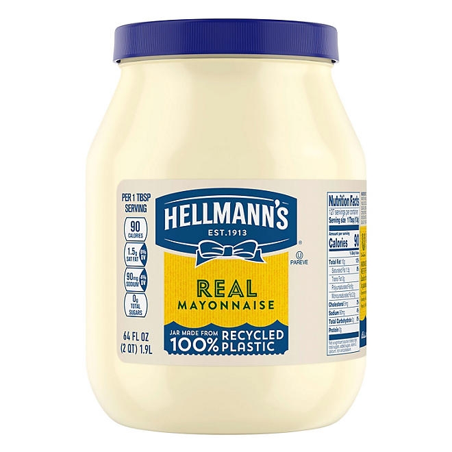 Hellmann's Real Mayonnaise, 64 oz. - Image 2