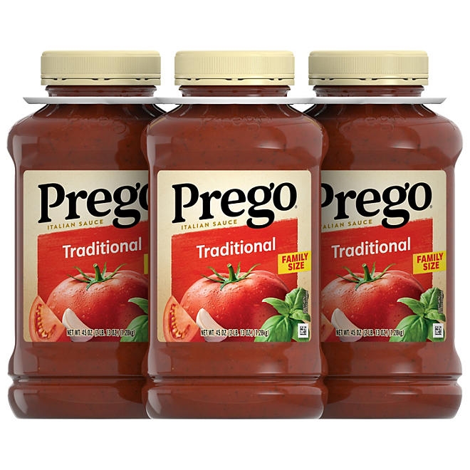 Prego Traditional Italian Sauce, 45 oz., 3 pk. - Image 2