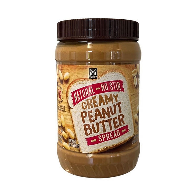 Member's Mark Natural Creamy Peanut Butter, 40 oz., 2 pk. - Image 4