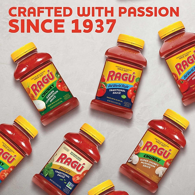Ragu Old World Style Traditional Pasta Sauce, 45 oz., 3 pk. - Image 6