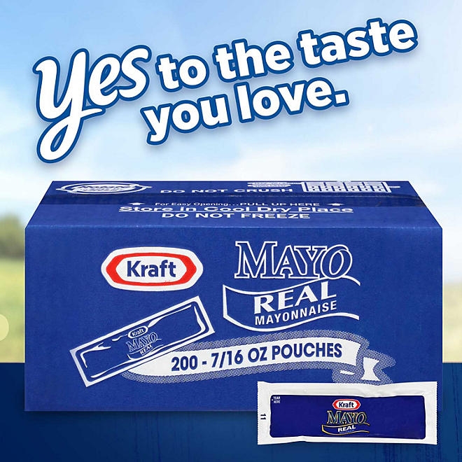 Kraft Real Mayo Mayonnaise Single Serve Packets, 200 ct. - Image 5
