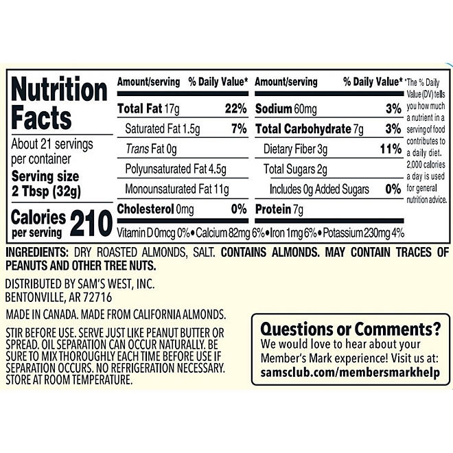Member's Mark Almond Butter, 24 oz. - Image 3