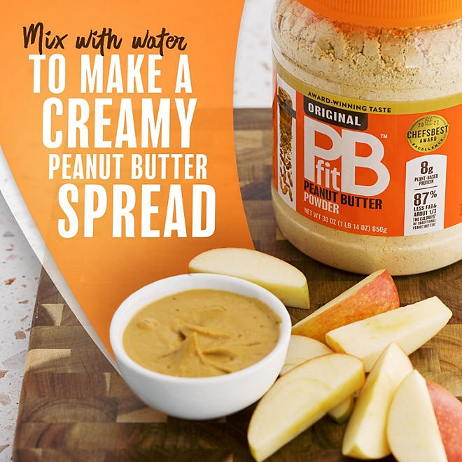 PBfit Classic Peanut Butter 8g Powdered Peanut Butter Spread, 1.87 lbs. - Image 7