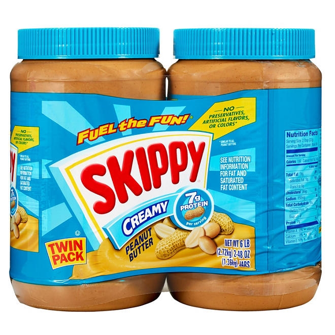 Skippy Creamy Peanut Butter Spread, 48 oz., 2 pk. - Image 2