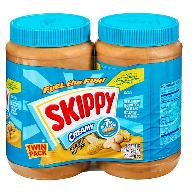 Skippy Creamy Peanut Butter Spread, 48 oz., 2 pk. - Image 4