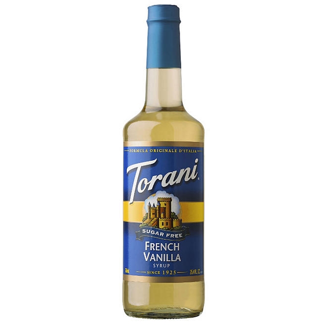Torani Sugar-Free French Vanilla Syrup, 25.4 fl. oz. - Image 2