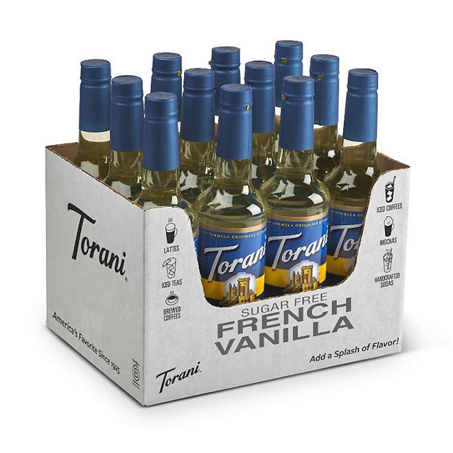 Torani Sugar-Free French Vanilla Syrup, 25.4 fl. oz. - Image 7