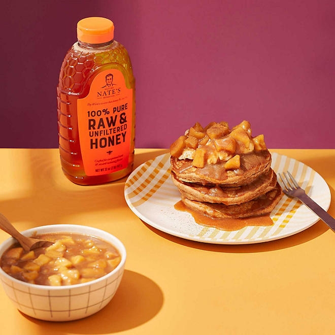 Nature Nate's 100% Pure Raw and Unfiltered Honey, 44 oz. - Image 3