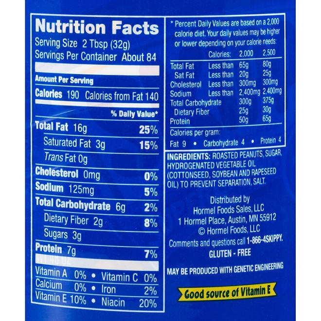 Skippy Super Chunk Peanut Butter, 48 oz., 2 pk. - Image 3