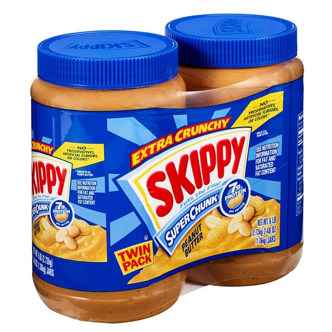 Skippy Super Chunk Peanut Butter, 48 oz., 2 pk. - Image 5