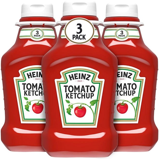 Heinz Original Tomato Ketchup, 44 oz., 3 pk. - Image 2
