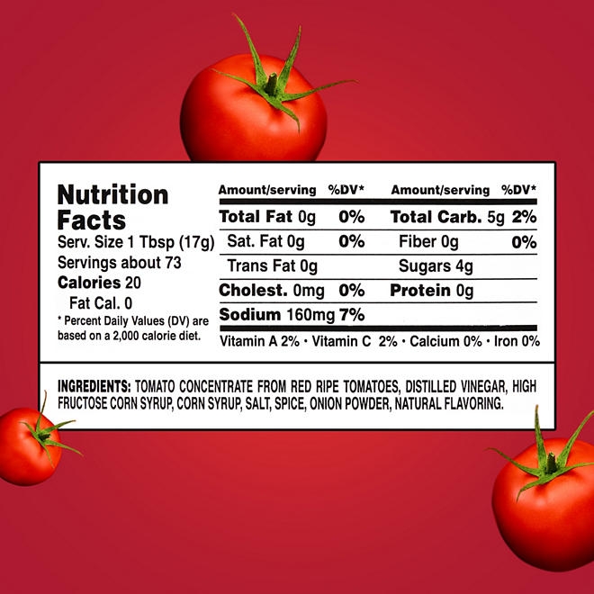 Heinz Original Tomato Ketchup, 44 oz., 3 pk. - Image 3