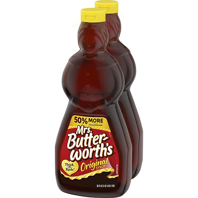 Mrs. Butterworths Original Syrup, 36 oz., 2 pk. - Image 2