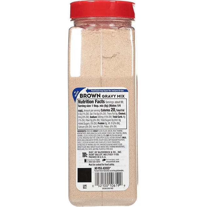 McCormick Brown Gravy Mix, 21 oz. - Image 7