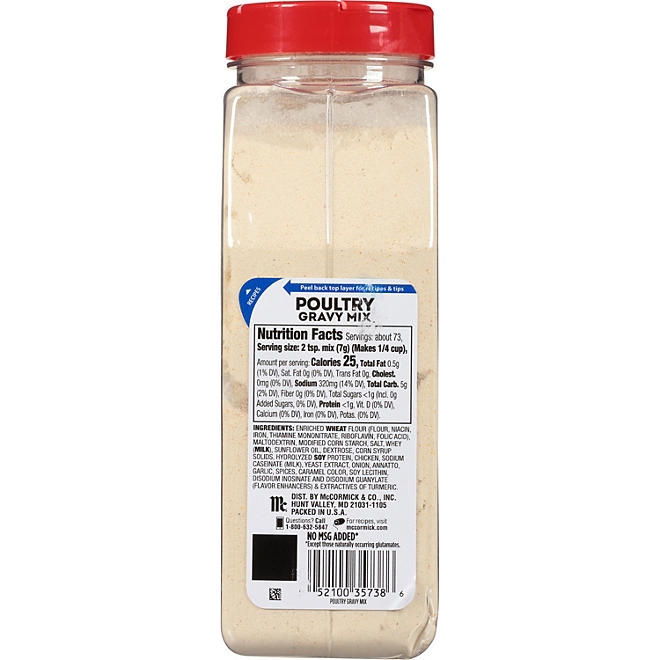 McCormick Poultry Gravy Mix, 18 oz. - Image 7