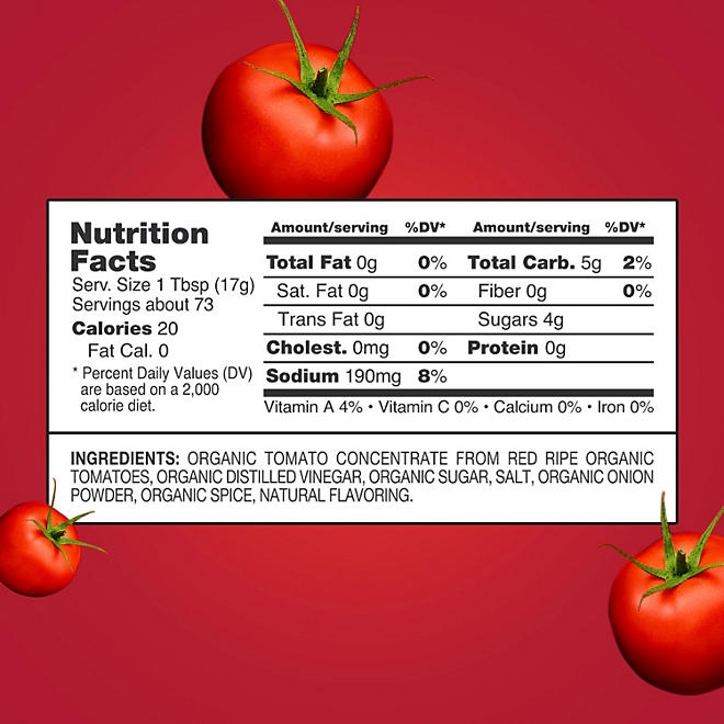 Heinz Organic Certified Tomato Ketchup, 44 oz., 2 pk. - Image 6
