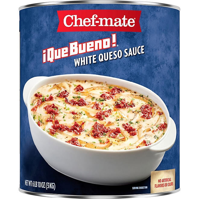 Chef-mate Que Bueno White Queso Cheese Sauce, 106 oz. - Image 2