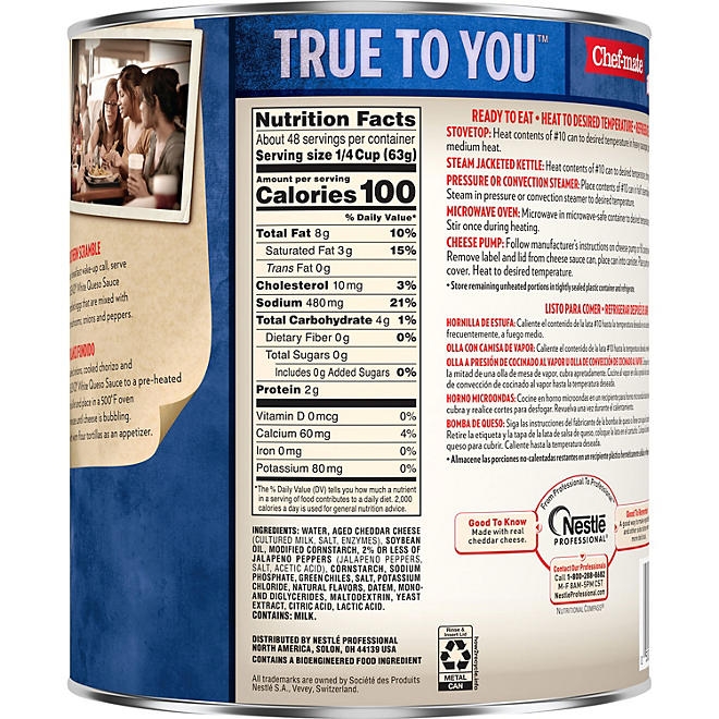 Chef-mate Que Bueno White Queso Cheese Sauce, 106 oz. - Image 6